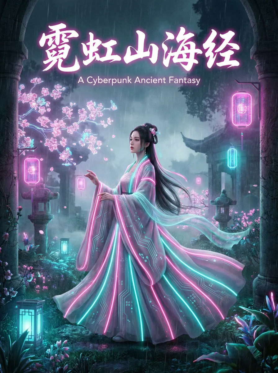 长津湖之水门桥电影 古风奇缘短剧 - 霓虹山海经海报