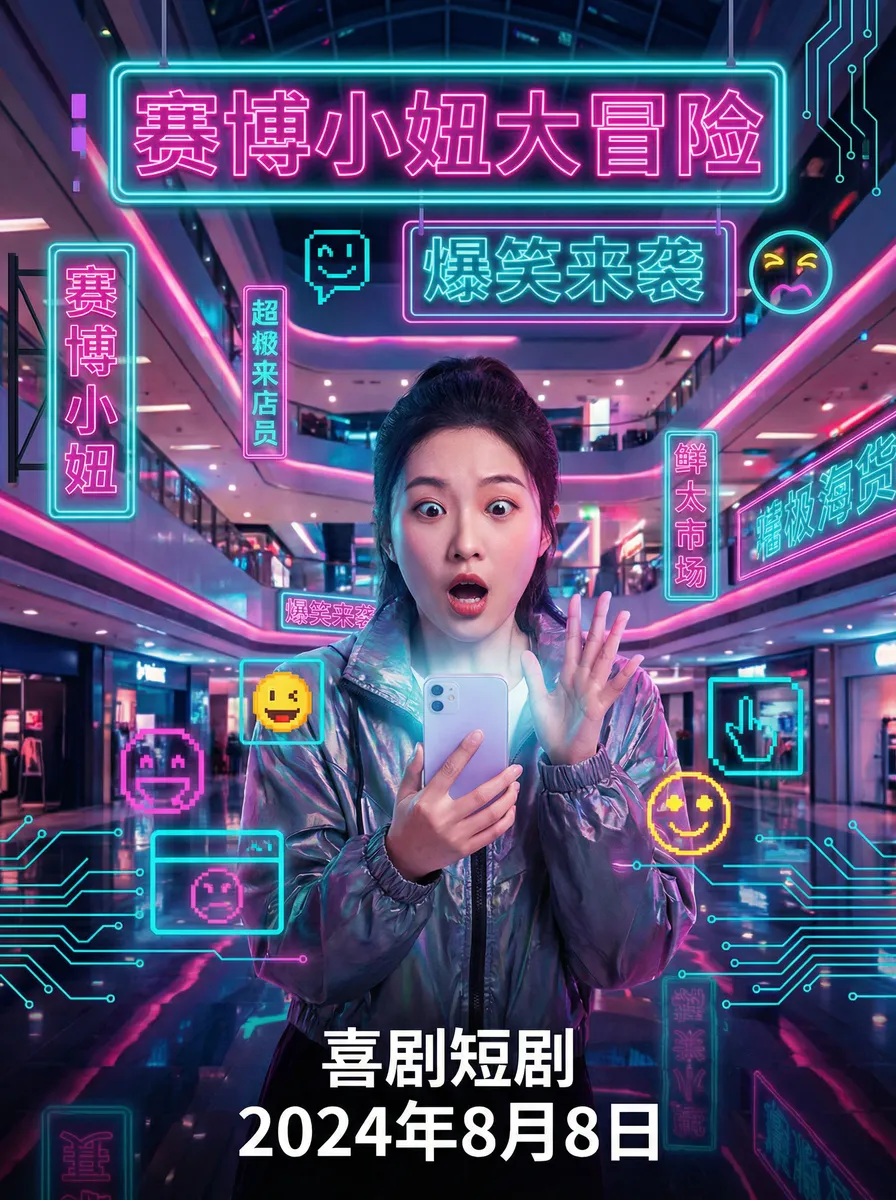 长津湖之水门桥电影 搞笑喜剧短剧 - 赛博小妞大冒险海报